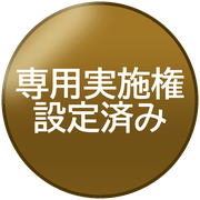 専用実施権設定済み