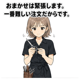 おまかせは緊張します。一番難しい注文だからです。