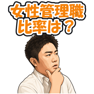 女性管理職比率は？