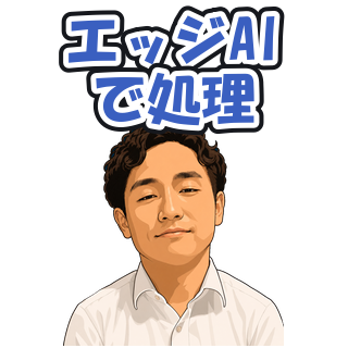 エッジAIで処理