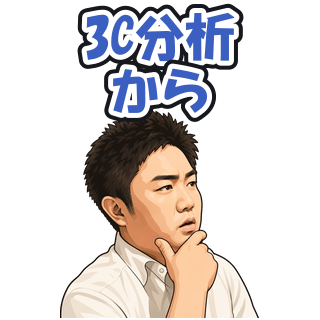 3C分析から