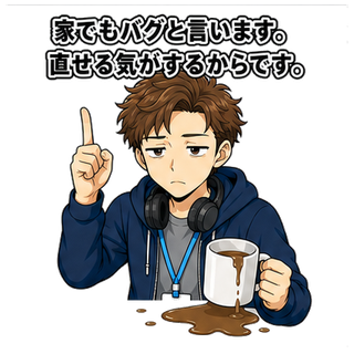 家でもバグと言います。直せる気がするからです。