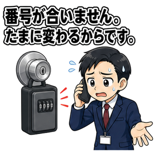 番号が合いません。たまに変わるからです。