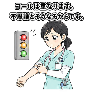コールは重なります。不思議とそうなるからです。
