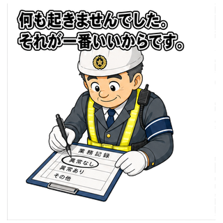 何も起きませんでした。それが一番いいからです。