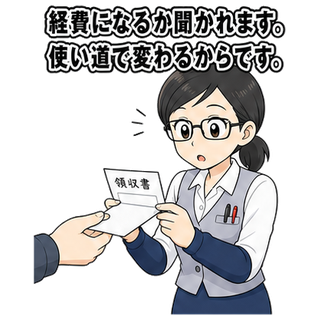 経費になるか聞かれます。使い道で変わるからです。