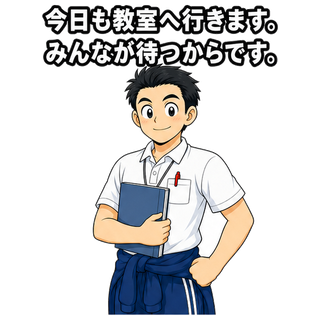 今日も教室へ行きます。みんなが待つからです。