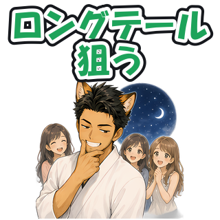 ロングテール狙う