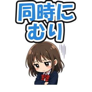 同時にむり