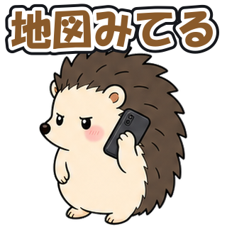 地図みてる