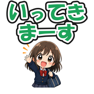 いってきまーす